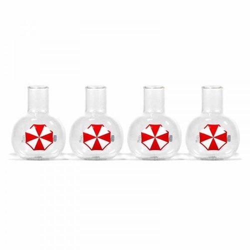 Half Moon Bay Resident Evil Mini Glasses (Set Of 4) - Umbrella Corporation Half Moon Bay Resident Evil Mini Glasses (Set Of 4) - Umbrella Corporation