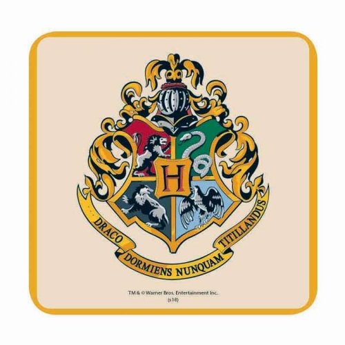 Half Moon Bay Harry Potter Coaster - Hogwarts Crest Half Moon Bay Harry Potter Coaster - Hogwarts Crest