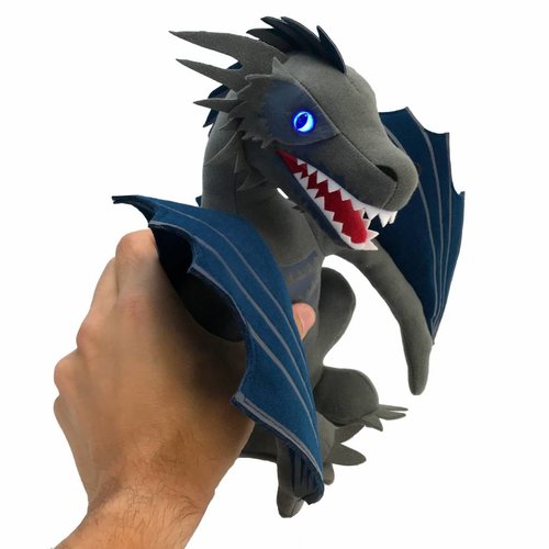 Factory Entertainment Game of Thrones: Icy Viserion Dragon Light Up Plush 2018 Factory Entertainment Game of Thrones: Icy Viserion Dragon Light Up Plush 2018