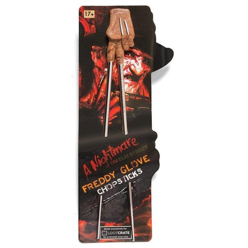 lootcrate A Nightmare on Elm Street: Freddy glove chopsticks lootcrate A Nightmare on Elm Street: Freddy glove chopsticks