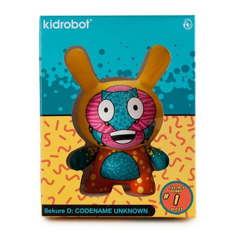 Kidrobot Codename Unknown 5 inch Dunny by Sekure D Kidrobot Codename Unknown 5 inch Dunny by Sekure D
