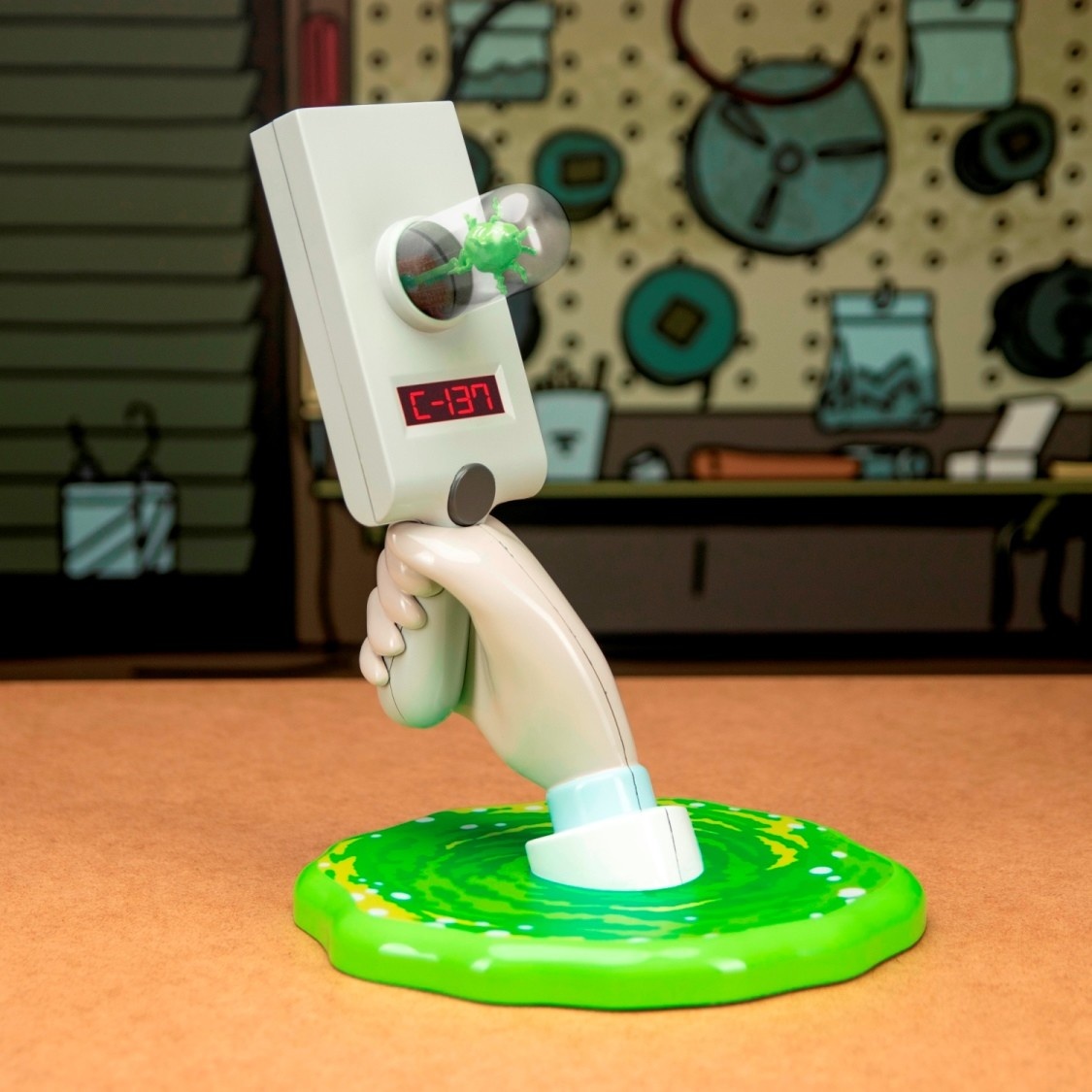 Rick and Morty Portal Gun Tabletop or Wall Light Fans