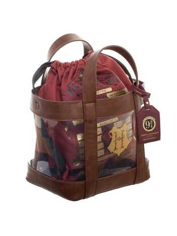Bioworld Harry Potter Clear Tote With Cinch Bag Bioworld Harry Potter Clear Tote With Cinch Bag