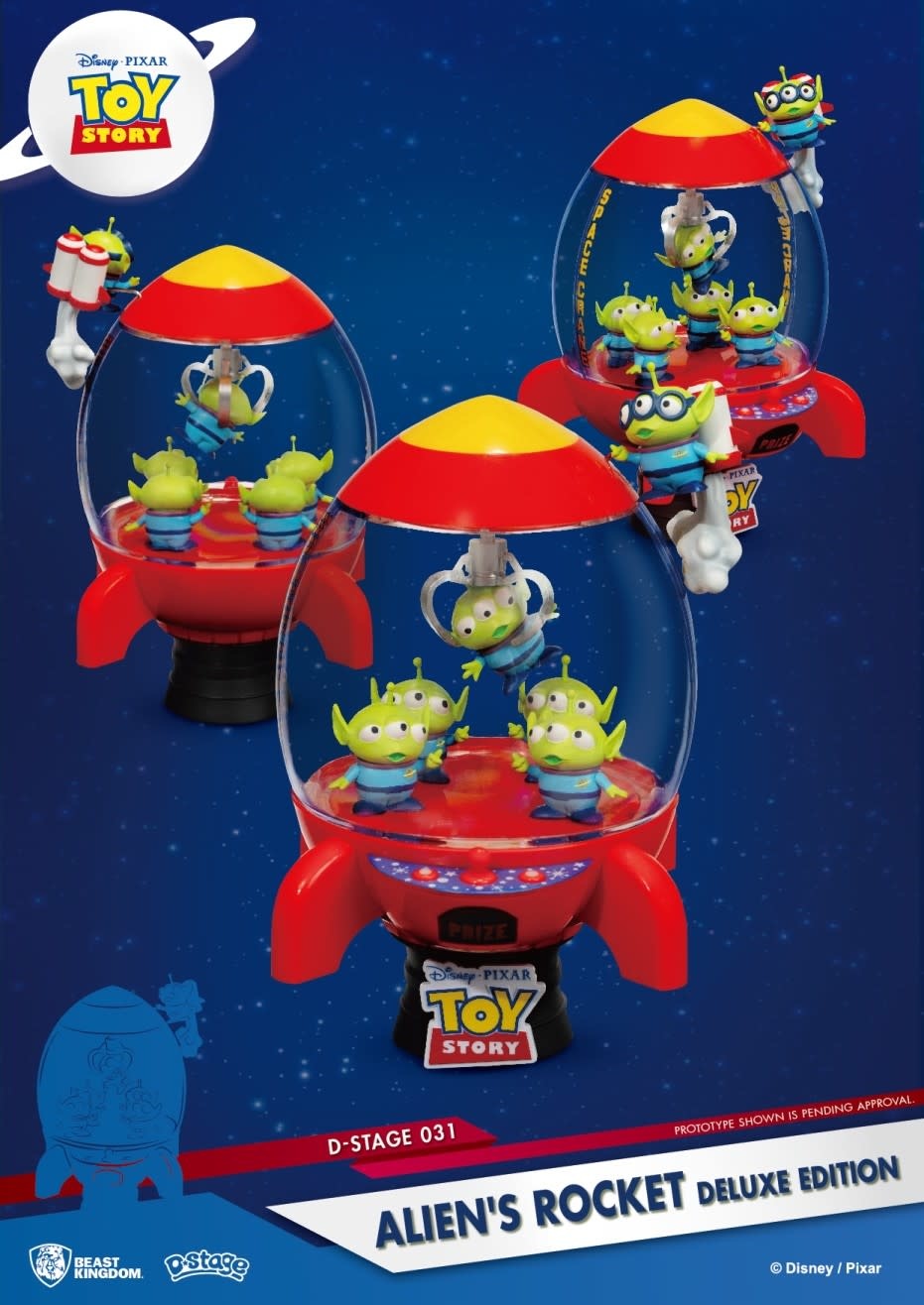 Disney: Toy Story 4 - Aliens Rocket PVC Diorama - Fans