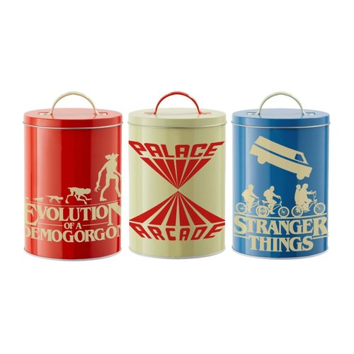 FUNKO Stranger Things: Silhouette Kitchen Storage Tins FUNKO Stranger Things: Silhouette Kitchen Storage Tins