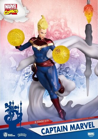 Beast Kingdom Marvel: D-Stage - Captain Marvel PVC Diorama Beast Kingdom Marvel: D-Stage - Captain Marvel PVC Diorama
