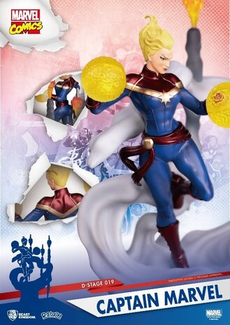 Beast Kingdom Marvel: D-Stage - Captain Marvel PVC Diorama Beast Kingdom Marvel: D-Stage - Captain Marvel PVC Diorama