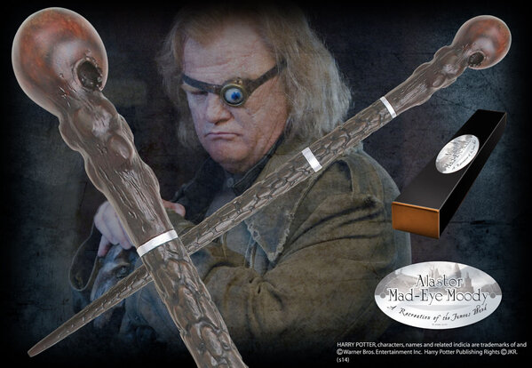 The Noble Collection Harry Potter Wand Alastor Mad-Eye Moody (Character-Edition) The Noble Collection Harry Potter Wand Alastor Mad-Eye Moody (Character-Edition)