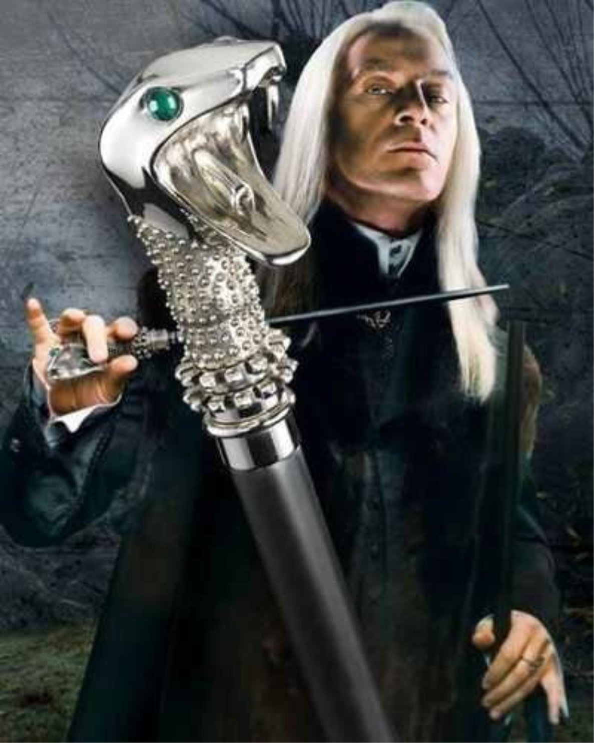 harry potter lucius malfoy wand