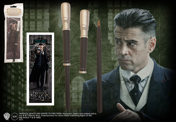 The Noble Collection Fantastic Beasts: Percival Graves Wand Pen and Bookmark The Noble Collection Fantastic Beasts: Percival Graves Wand Pen and Bookmark