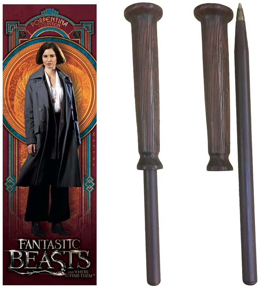 The Noble Collection Fantastic Beasts: Porpentina Goldstein Wand Pen and bookmark The Noble Collection Fantastic Beasts: Porpentina Goldstein Wand Pen and bookmark
