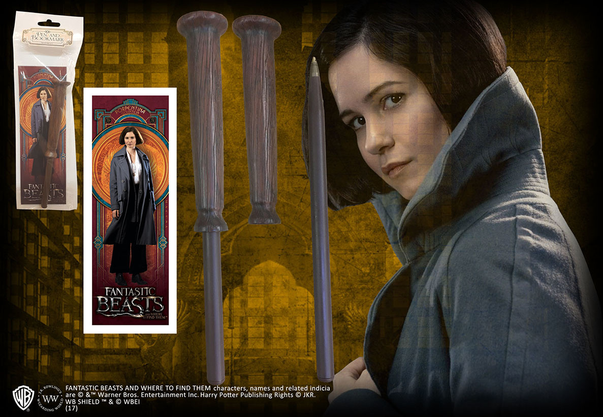 Fantastic Beasts Porpentina Goldstein Wand Pen and Fans