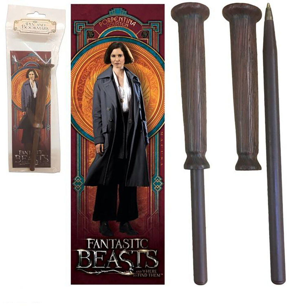 The Noble Collection Fantastic Beasts: Porpentina Goldstein Wand Pen and bookmark The Noble Collection Fantastic Beasts: Porpentina Goldstein Wand Pen and bookmark