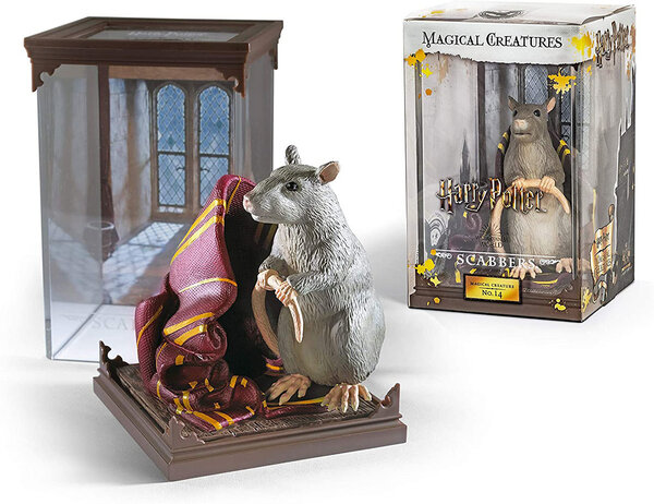 The Noble Collection Harry Potter: Magical Creatures Nr. 14 - Scabbers The Noble Collection Harry Potter: Magical Creatures Nr. 14 - Scabbers