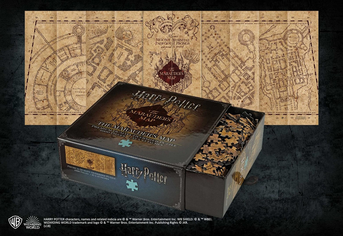 Harry Potter The Marauder's Map Cover Puzzle Fans