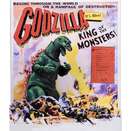 NECA Godzilla: 12″ Head to Tail Action Figure – 1956 Movie Poster Godzilla NECA Godzilla: 12″ Head to Tail Action Figure – 1956 Movie Poster Godzilla