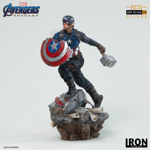 Iron Studios Marvel: Avengers Endgame - Deluxe Captain America 1:10 Scale Statue Iron Studios Marvel: Avengers Endgame - Deluxe Captain America 1:10 Scale Statue