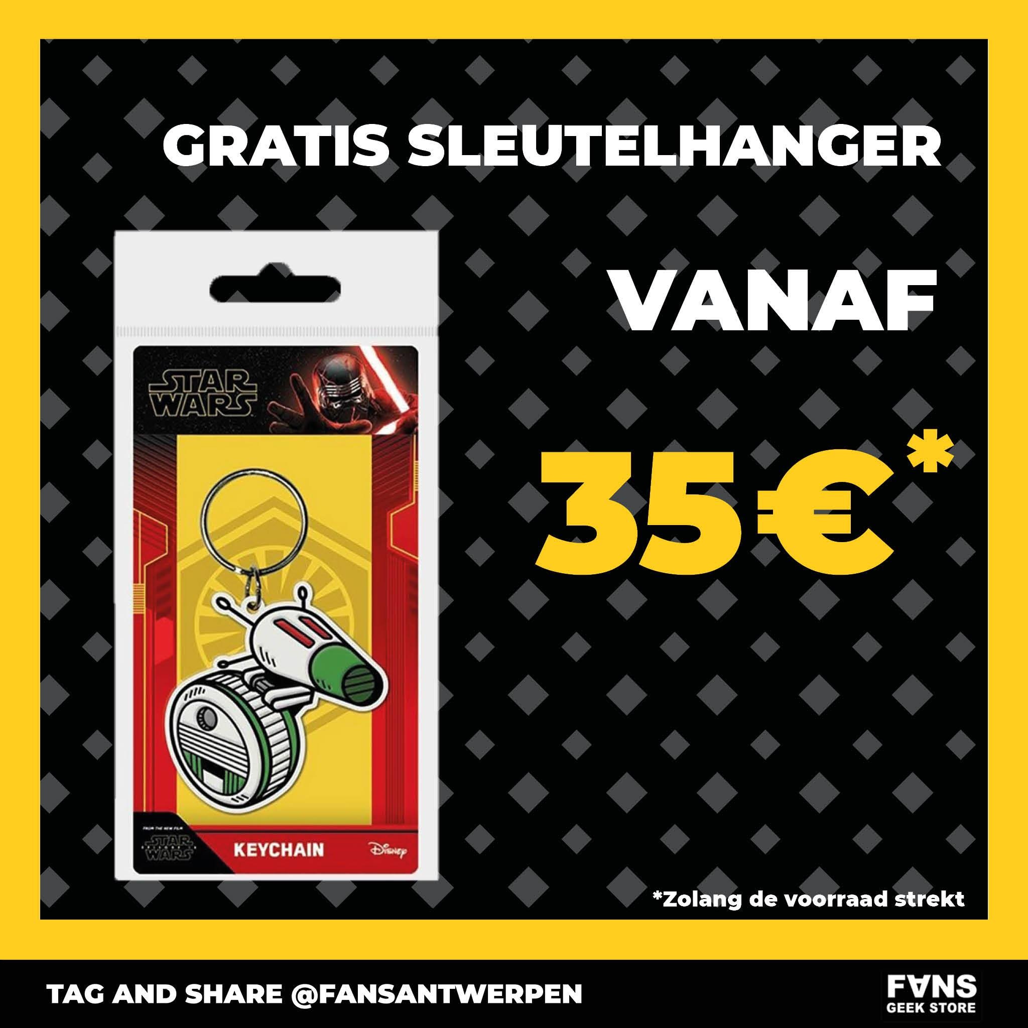 Gratis Star Wars: The Rise Of Skywalker D-0 Sleutelhanger bij Aankoop van 35 euro