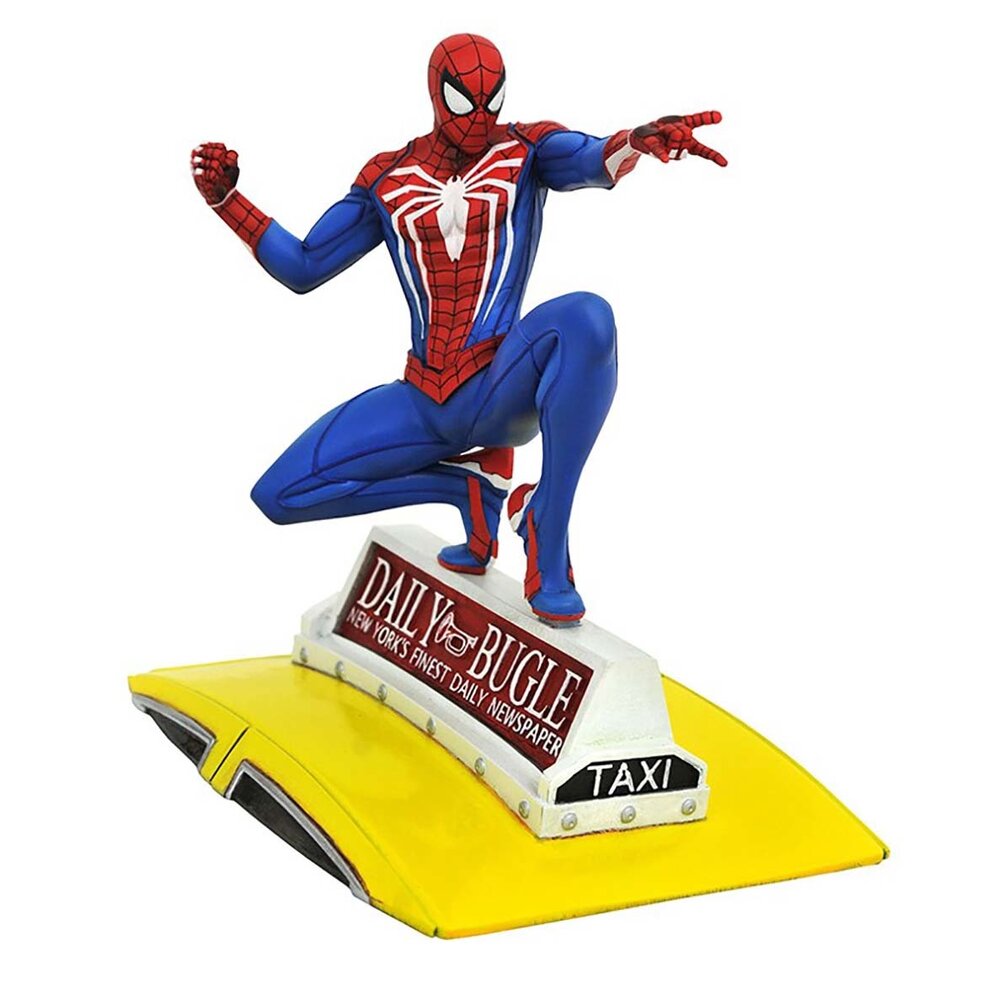 DIAMOND SELECT TOYS Marvel Gallery: Spider-man on Taxi DIAMOND SELECT TOYS Marvel Gallery: Spider-man on Taxi