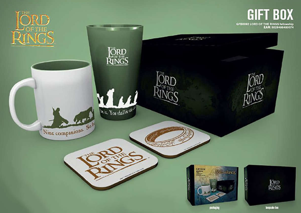 Lord Of The Rings Fellowship Gift Box Fans