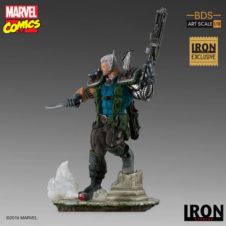 Iron Studios Marvel: Exclusive Cable 1:10 Scale Statue Iron Studios Marvel: Exclusive Cable 1:10 Scale Statue