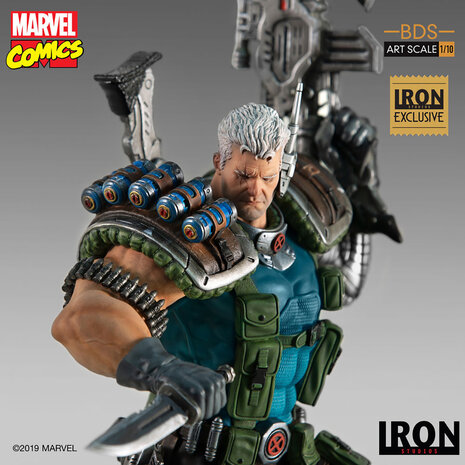 Iron Studios Marvel: Exclusive Cable 1:10 Scale Statue Iron Studios Marvel: Exclusive Cable 1:10 Scale Statue