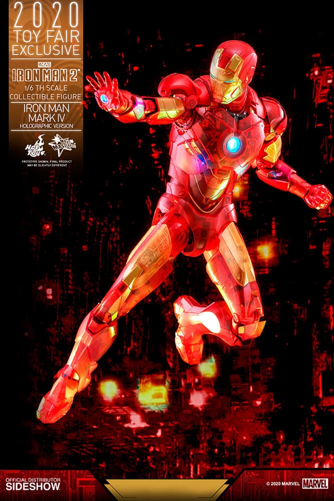 Marvel: Iron Man 2 - Exclusive Iron Man Mark IV Holographic Version 1:6 Scale Figure Marvel: Iron Man 2 - Exclusive Iron Man Mark IV Holographic Version 1:6 Scale Figure