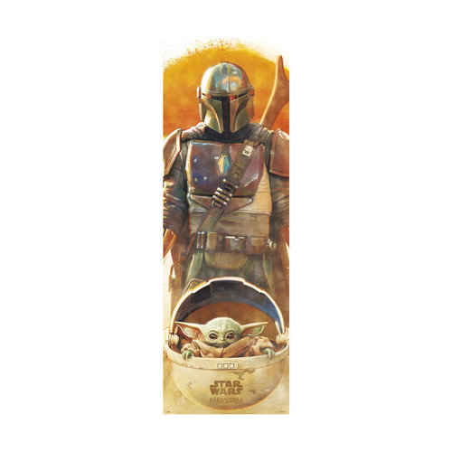 Hole In The Wall Star Wars: The Mandalorian Door Poster Hole In The Wall Star Wars: The Mandalorian Door Poster