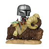 FUNKO Pop! Star Wars: Deluxe - The Mandalorian - The Mandalorian on Bantha with Child in Bag FUNKO Pop! Star Wars: Deluxe - The Mandalorian - The Mandalorian on Bantha with Child in Bag