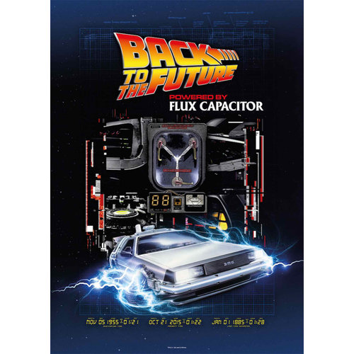 SD Toys Back To The Future: Powered By Flux Capacitor 1000 Piece Puzzle SD Toys Back To The Future: Powered By Flux Capacitor 1000 Piece Puzzle