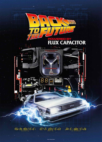 SD Toys Back To The Future: Powered By Flux Capacitor 1000 Piece Puzzle SD Toys Back To The Future: Powered By Flux Capacitor 1000 Piece Puzzle