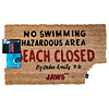 SD Toys Jaws: Beach Closed Doormat SD Toys Jaws: Beach Closed Doormat