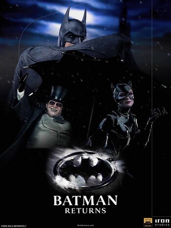 Iron Studios DC Comics: Batman Returns - Deluxe Batman 1:10 Scale Statue Iron Studios DC Comics: Batman Returns - Deluxe Batman 1:10 Scale Statue