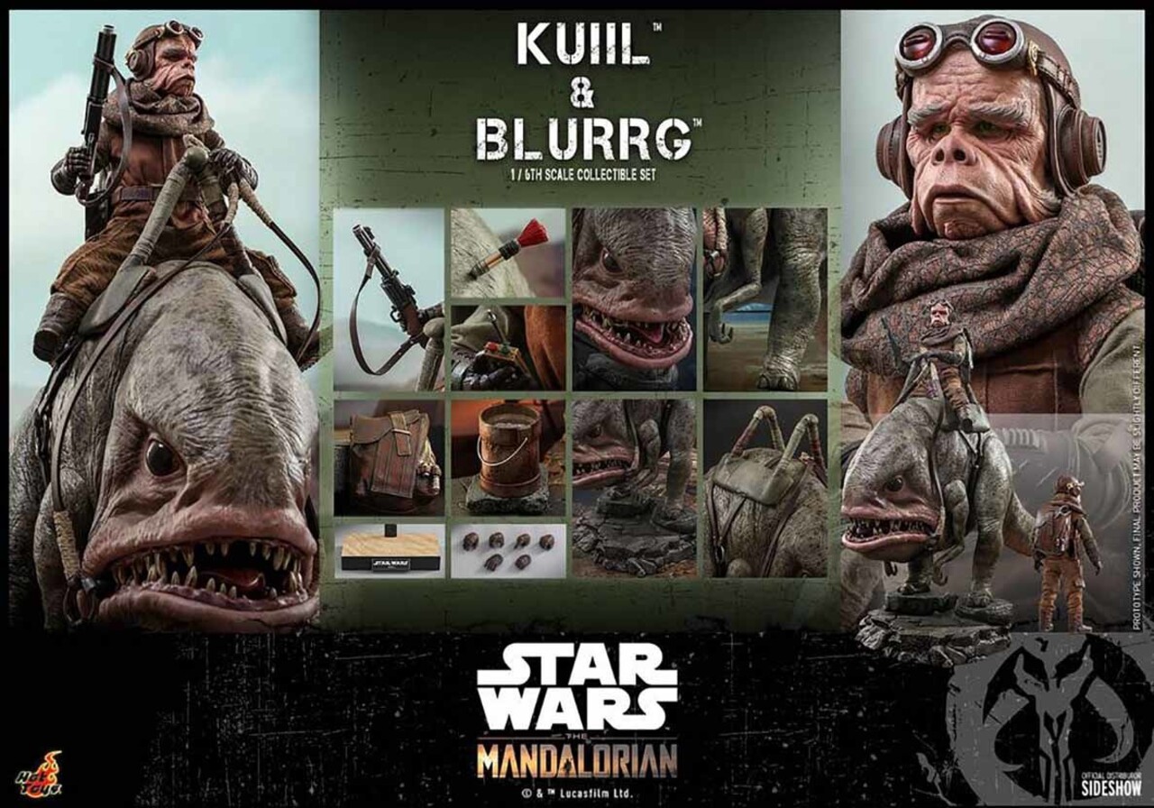 Star Wars: Kuiil and Blurgg 1:6 Scale Figure Set Star Wars: Kuiil and Blurgg 1:6 Scale Figure Set