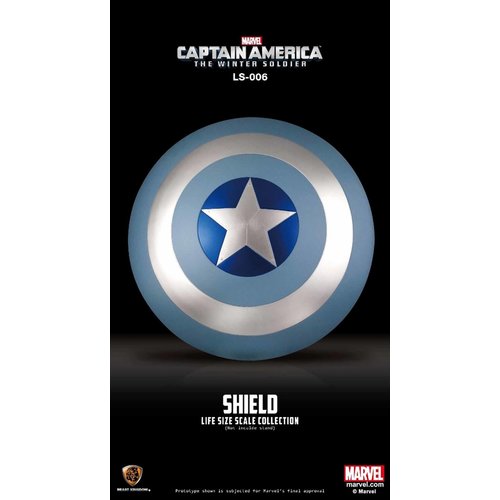 Beast Kingdom Marvel: Captain America Winter Soldier - Vibranium Shield Winter Soldier Edition Life Sized Replica Beast Kingdom Marvel: Captain America Winter Soldier - Vibranium Shield Winter Soldier Edition Life Sized Replica