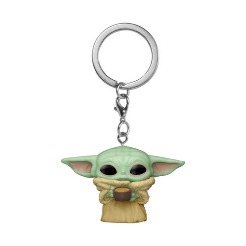 FUNKO Pocket Pop! Keychain: Star Wars The Mandalorian - The Child with Cup FUNKO Pocket Pop! Keychain: Star Wars The Mandalorian - The Child with Cup