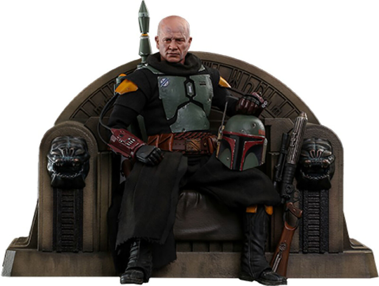 ANSEHMODELL: Star Wars: The Mandalorian - Boba Fett Repaint Armor and Throne 1:6 Scale Figure Set ANSEHMODELL: Star Wars: The Mandalorian - Boba Fett Repaint Armor and Throne 1:6 Scale Figure Set