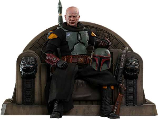 TOONMODEL: Star Wars: The Mandalorian - Boba Fett Repaint Armor and Throne 1:6 Scale Figure Set TOONMODEL: Star Wars: The Mandalorian - Boba Fett Repaint Armor and Throne 1:6 Scale Figure Set