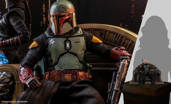 TOONMODEL: Star Wars: The Mandalorian - Boba Fett Repaint Armor and Throne 1:6 Scale Figure Set TOONMODEL: Star Wars: The Mandalorian - Boba Fett Repaint Armor and Throne 1:6 Scale Figure Set