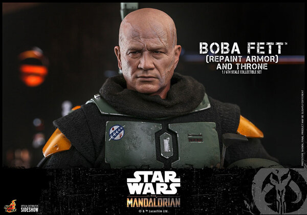 TOONMODEL: Star Wars: The Mandalorian - Boba Fett Repaint Armor and Throne 1:6 Scale Figure Set TOONMODEL: Star Wars: The Mandalorian - Boba Fett Repaint Armor and Throne 1:6 Scale Figure Set