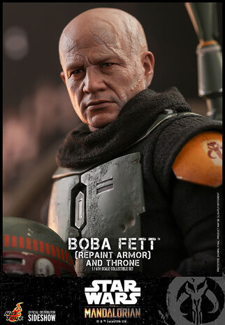 TOONMODEL: Star Wars: The Mandalorian - Boba Fett Repaint Armor and Throne 1:6 Scale Figure Set TOONMODEL: Star Wars: The Mandalorian - Boba Fett Repaint Armor and Throne 1:6 Scale Figure Set