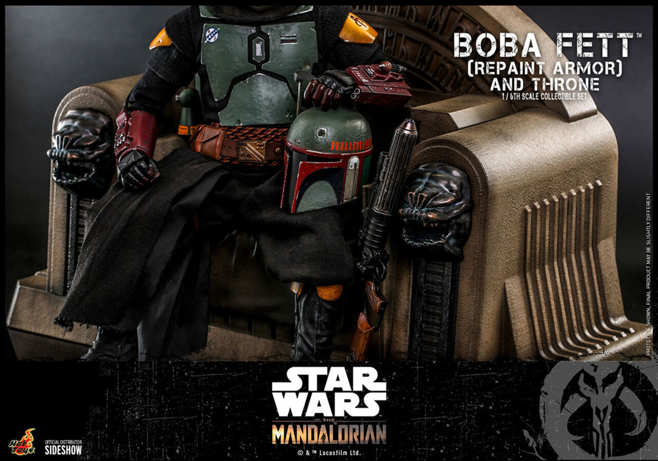 ANSEHMODELL: Star Wars: The Mandalorian - Boba Fett Repaint Armor and Throne 1:6 Scale Figure Set ANSEHMODELL: Star Wars: The Mandalorian - Boba Fett Repaint Armor and Throne 1:6 Scale Figure Set