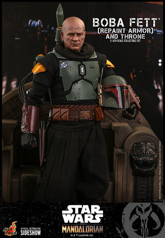 TOONMODEL: Star Wars: The Mandalorian - Boba Fett Repaint Armor and Throne 1:6 Scale Figure Set TOONMODEL: Star Wars: The Mandalorian - Boba Fett Repaint Armor and Throne 1:6 Scale Figure Set