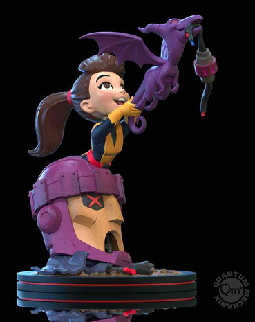 Quantum Mechanix Marvel: X-men Kitty Pryde & Lockheed Q-Fig Elite Figure Quantum Mechanix Marvel: X-men Kitty Pryde & Lockheed Q-Fig Elite Figure