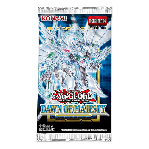 Konami Yu-Gi-Oh! Dawn of Majesty Booster *English Version* (Price Per Piece) Konami Yu-Gi-Oh! Dawn of Majesty Booster *English Version* (Price Per Piece)