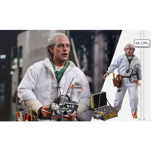 Hot toys Back to the Future: Deluxe Doc Brown 1:6 Scale Figure Hot toys Back to the Future: Deluxe Doc Brown 1:6 Scale Figure