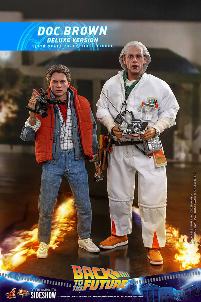 Back to the Future: Deluxe Doc Brown 1:6 Scale Figure Back to the Future: Deluxe Doc Brown 1:6 Scale Figure