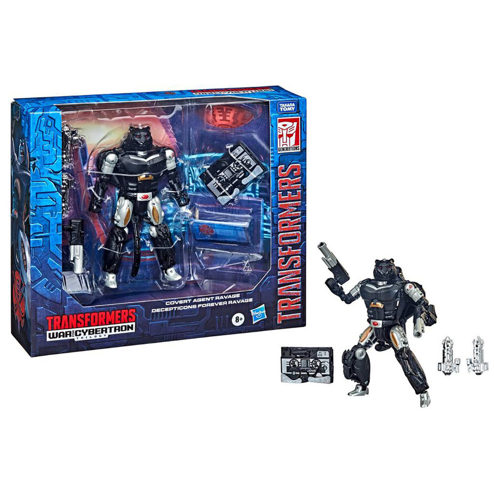 Hasbro Transformers: War for Cybertron - Covert Agent Ravage and Decepticons Forever Ravage SDCC 2021 Excl. Hasbro Transformers: War for Cybertron - Covert Agent Ravage and Decepticons Forever Ravage SDCC 2021 Excl.
