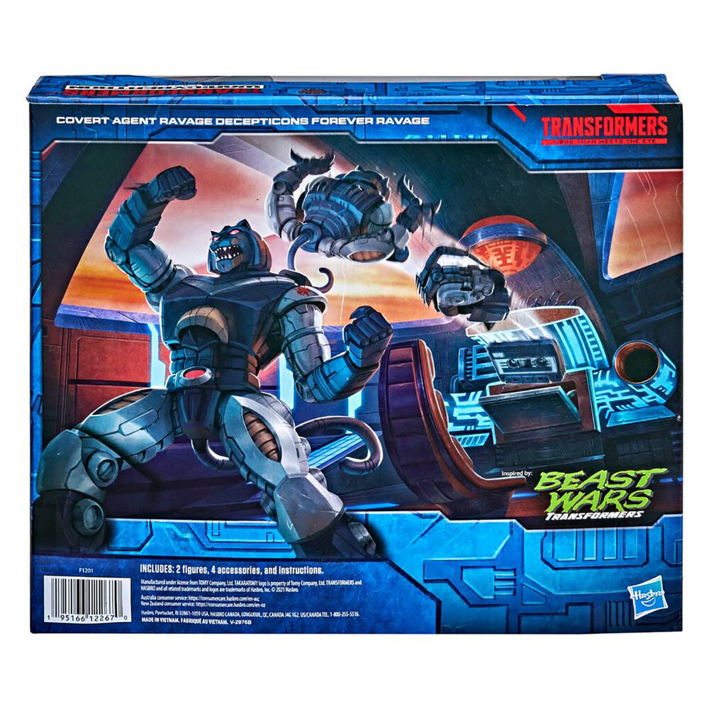 Hasbro Transformers: War for Cybertron - Covert Agent Ravage and Decepticons Forever Ravage SDCC 2021 Excl. Hasbro Transformers: War for Cybertron - Covert Agent Ravage and Decepticons Forever Ravage SDCC 2021 Excl.