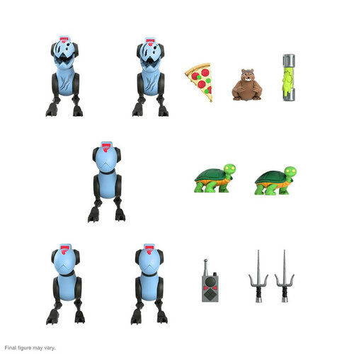 SUPER 7 TMNT Ultimates Wave 6 - Mousers 3 inch Action Figure 5-Pack SUPER 7 TMNT Ultimates Wave 6 - Mousers 3 inch Action Figure 5-Pack